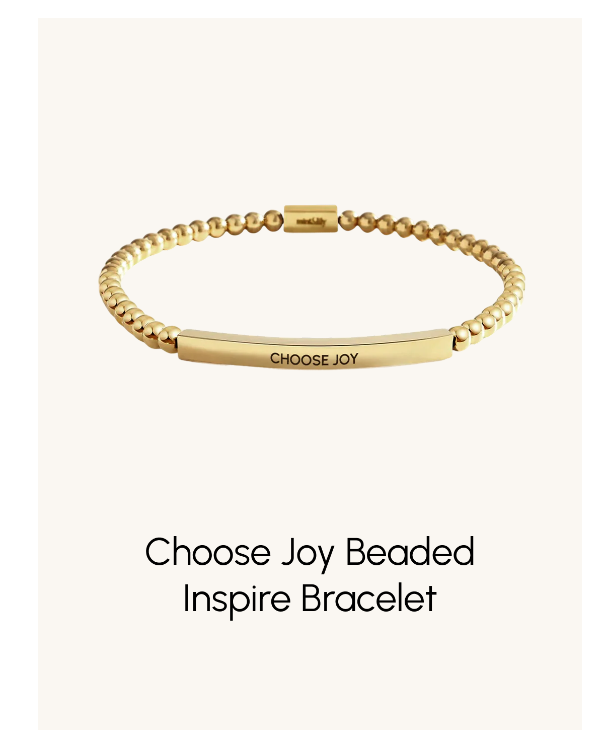 Choose Joy Beaded Inspire Bracelet
