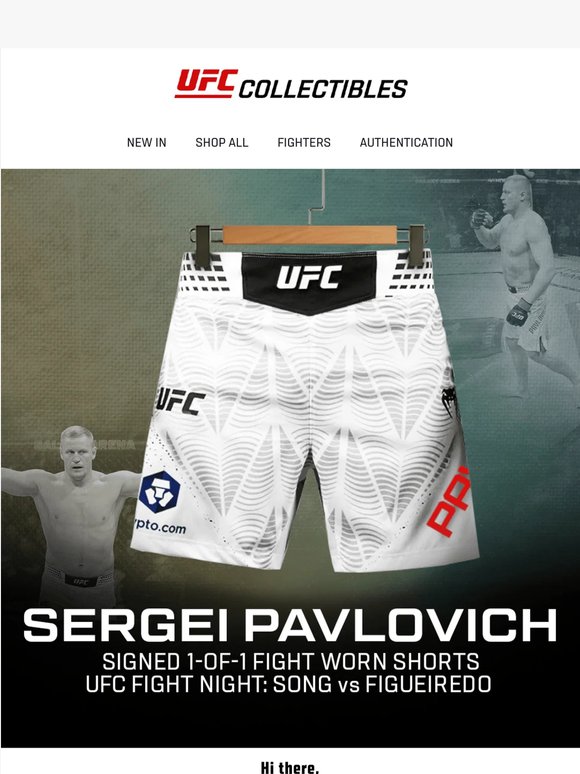 Worn In Victory. Signed By Pavlovich.