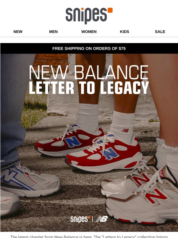New Balance Letters to Legacy Has Arrived