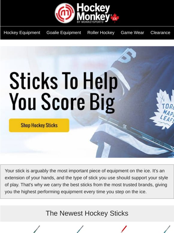 🏒 The Top Sticks to Fit Your Game!