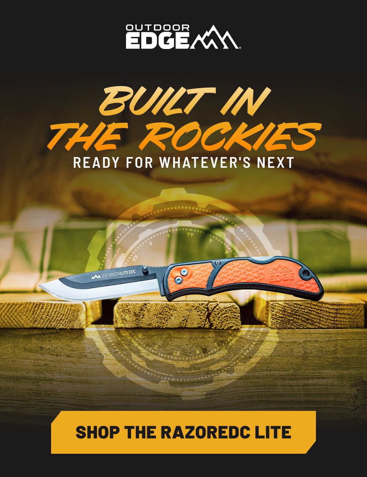 Built in the Rockies. Ready for whatever's next. | Shop the RazorEDC Lite