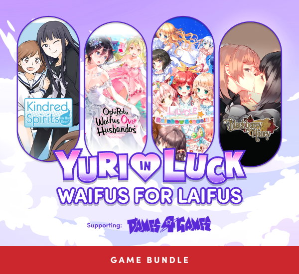 Looking for LGBTQ+ representation in your gaming? Then you need the Yuri in Luck: Waifus for Laifus Bundle!