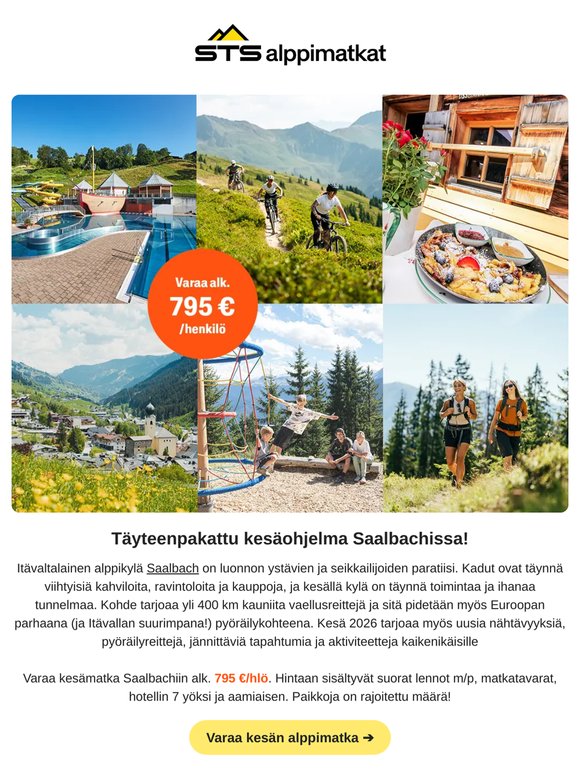Jännittäviä aktiviteetteja & tapahtumia Itävallan Saalbachissa! 🌸🚴✨