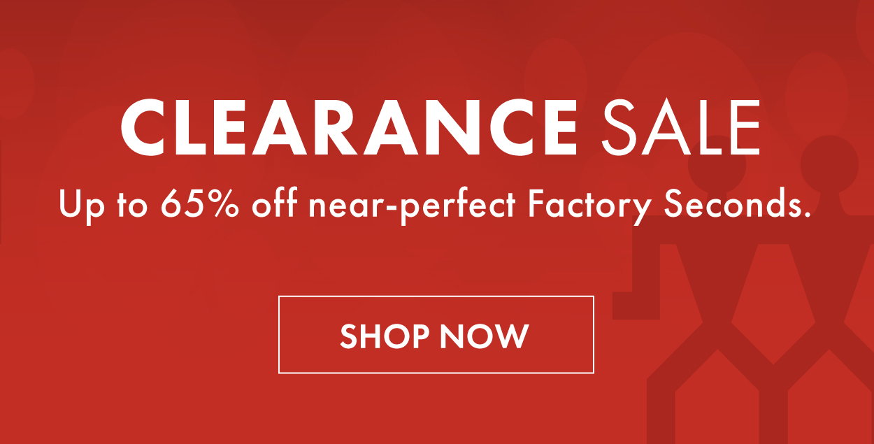CLEARANCE SALE: Up to 65% off