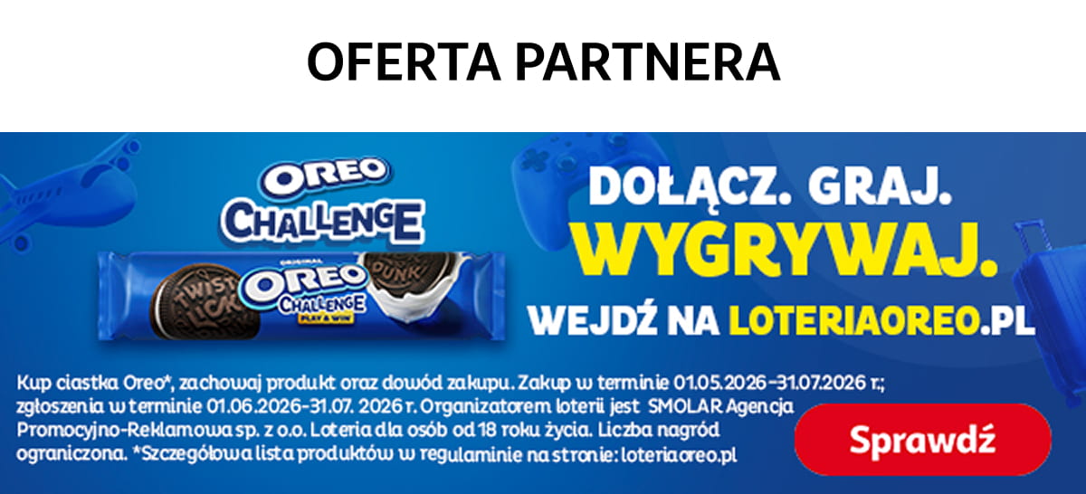 Oferta partnera Oreo Challenge