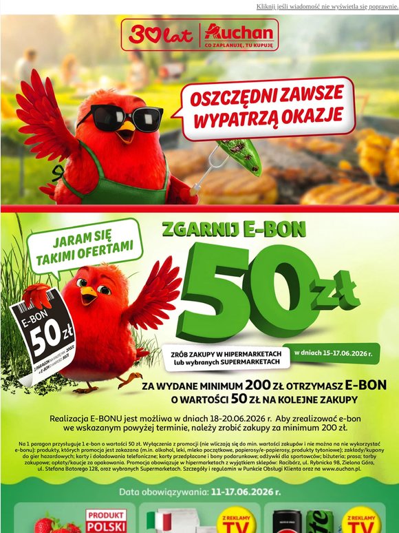 ✨54% TANIEJ, 1+1 za 1zł i nie tylko! Sprawdź więcej okazji >>