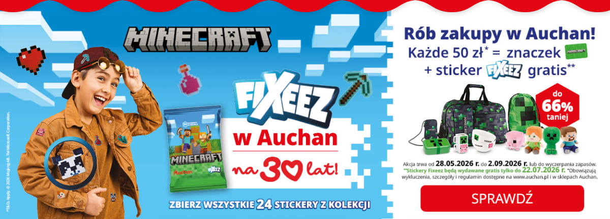 Minecraft Fixeez w Auchan