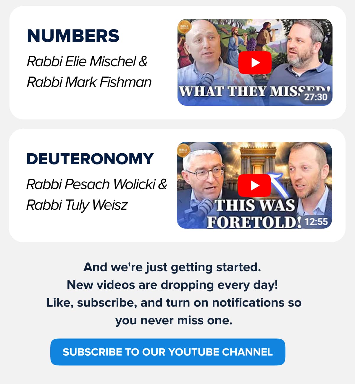 And we're just getting started. New videos are dropping every day! Like, subscribe, and turn on notifications so you never miss one.