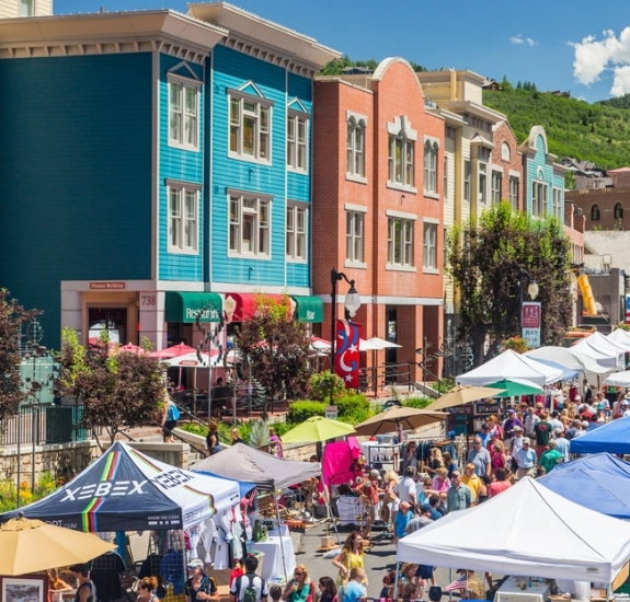 Park City, Utah in summer