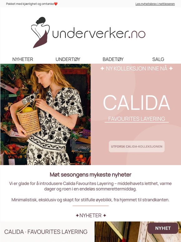 Gjør deg klar for sommeren med Calida🌿