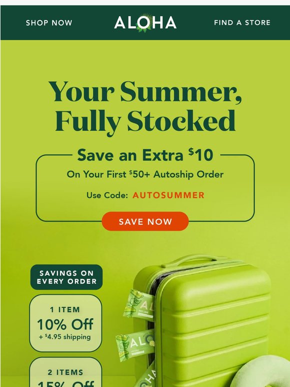 Extra convenience, extra savings
