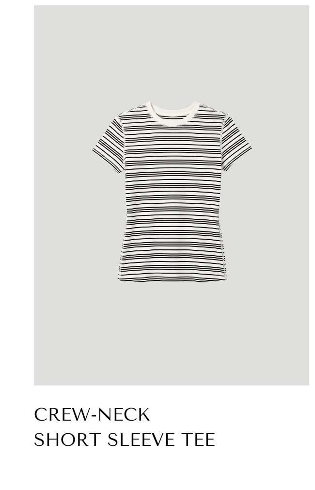 Crew-Neck Short Sleeve Tee