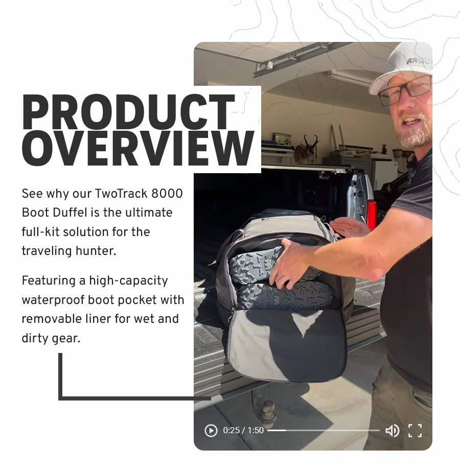 TwoTrack 8000 Duffel Overview