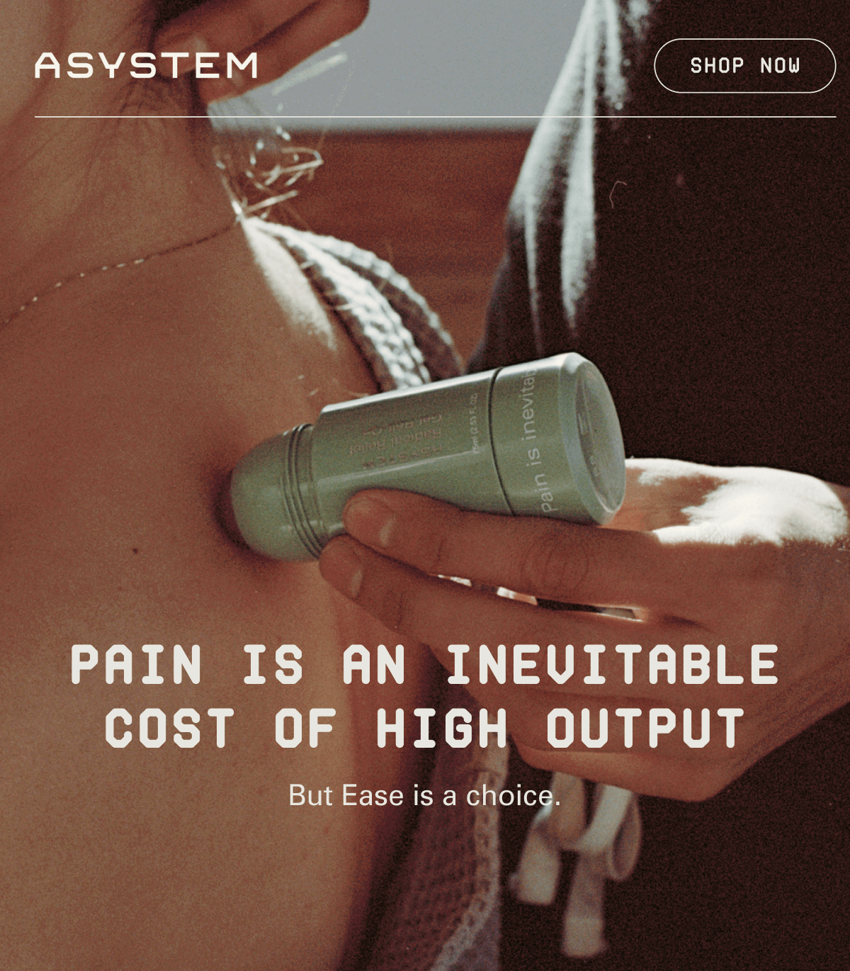 Pain is an Inevitable Cost of High Output 