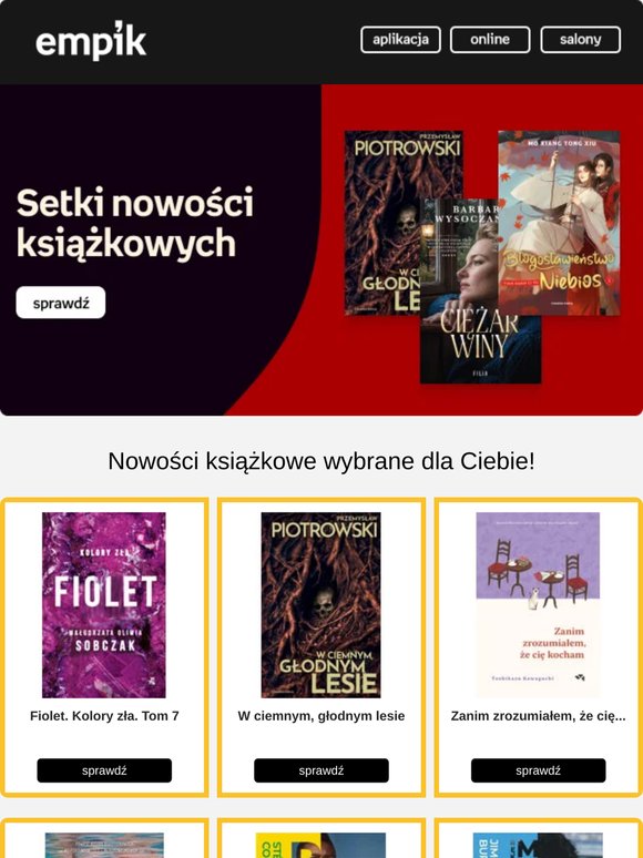 Nowości książkowe, które warto znać, a także wyprzedażowe okazje!