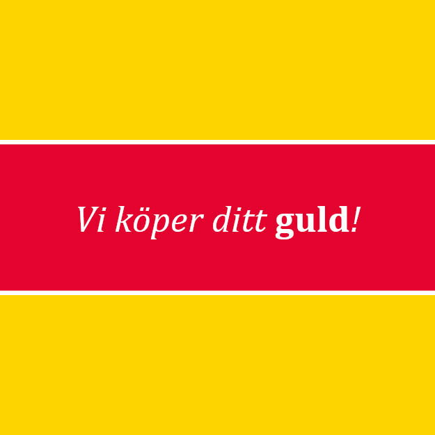 Vi köper ditt guld!