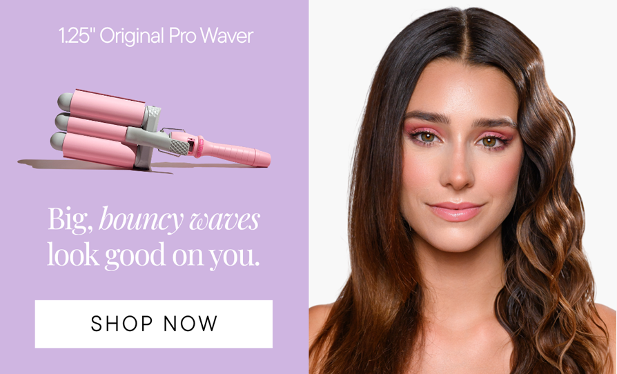 Big, bouncy waves look good on you.