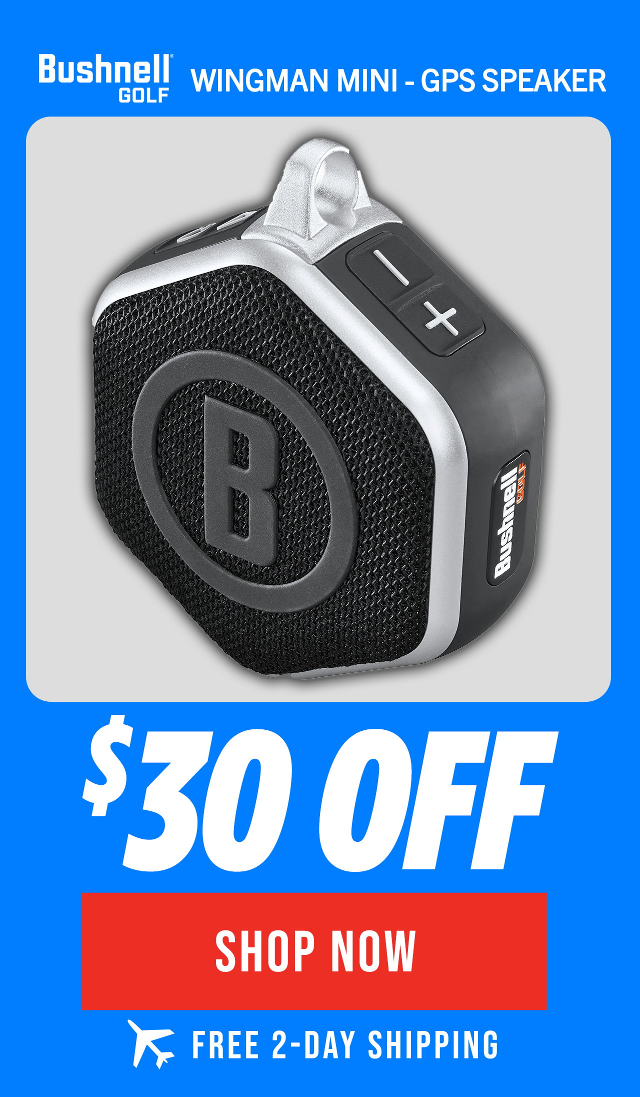 Bushnell Wingman Mini Golf GPS Speaker