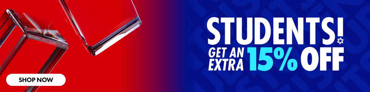 Students get an extra 15% Off