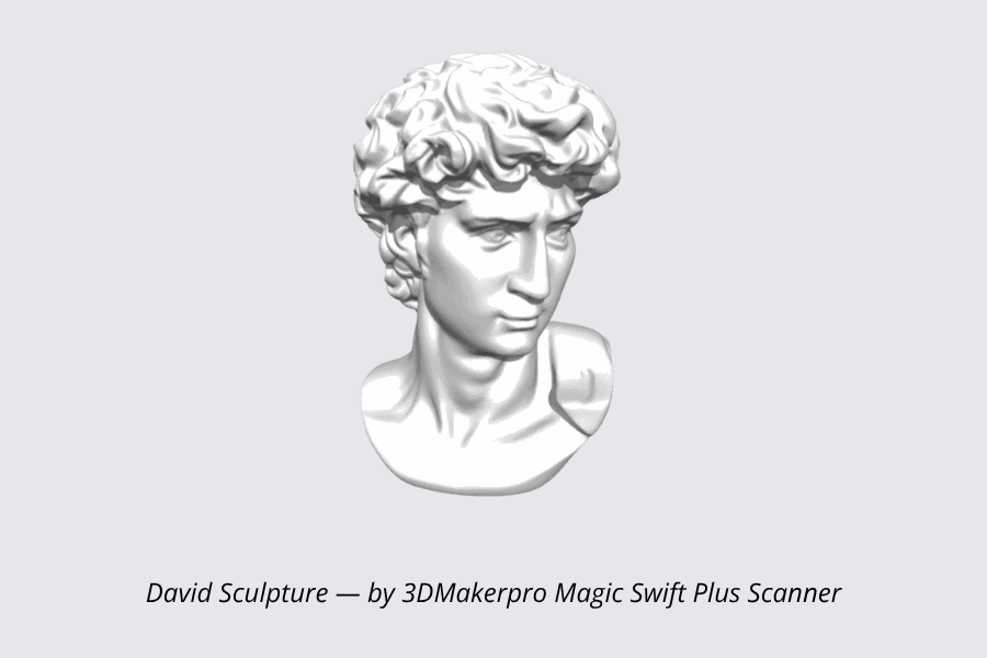 David Sculpture — by 3DMakerpro Magic Swift Plus Scanner
