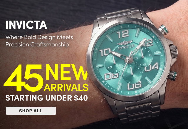 INV-50425 INVICTA | 45 New Arrivals Starting Under $40