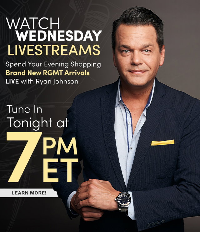 Watch Wednesday - 7pm ET | Spend Your Evening Shopping New RGMT Styles LIVE with Ryan Johnson