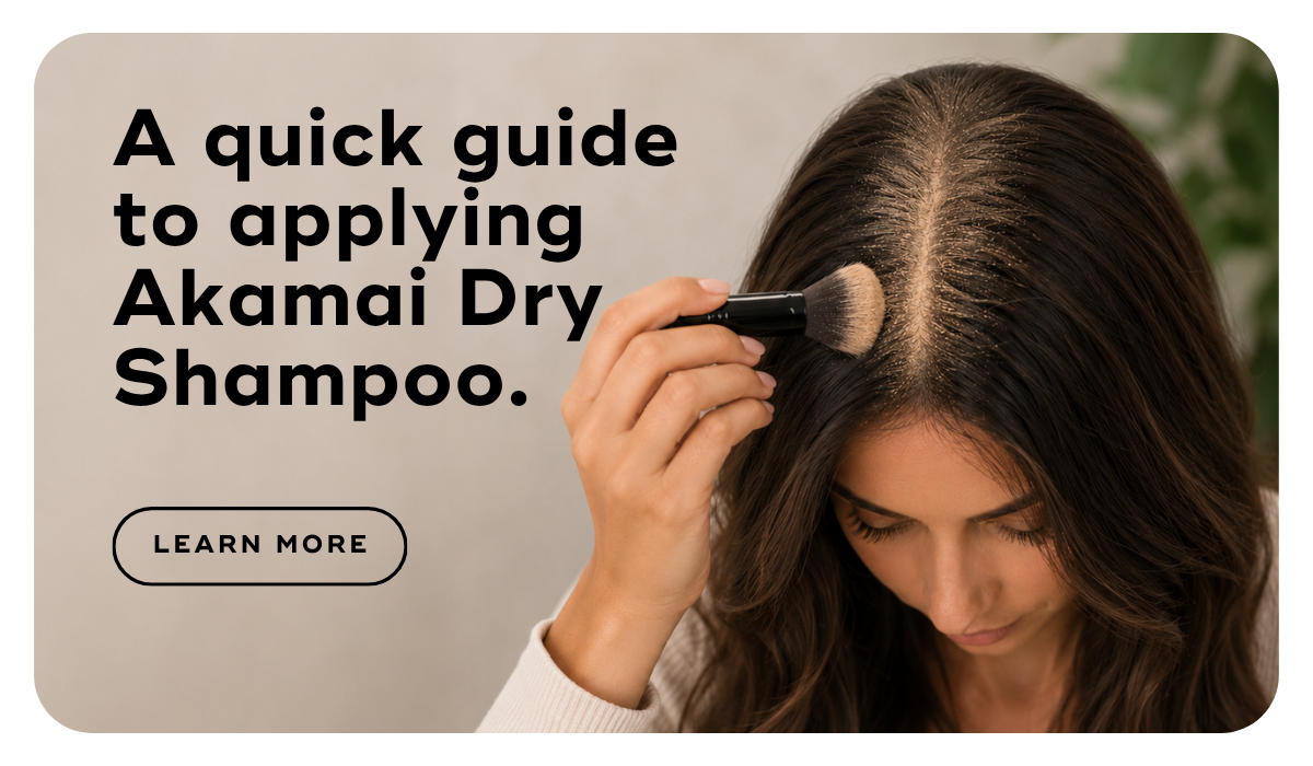 How to apply our Dry Shampoo.
