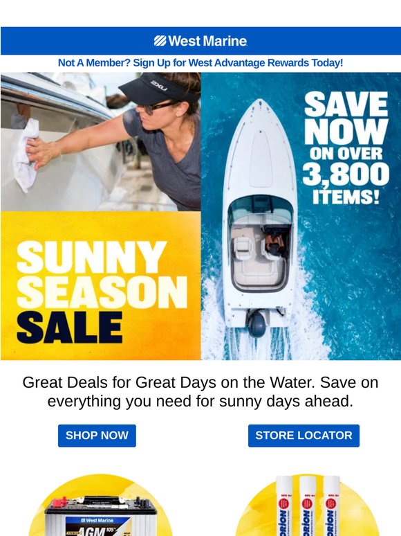 ATTENTION BOATERS: Summer Sale Going On Now!