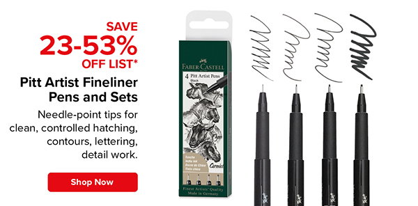 Faber-Castell Pitt Artist Fineliner Pens & Sets