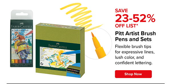 Faber-Castell Pitt Artist Brush Pens and Sets
