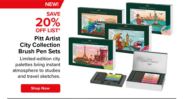 Faber-Castell Pitt Artist City Collection Brush Pen Sets