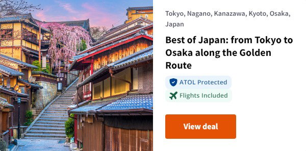 Best of Japan: from Tokyo to Osaka along the Golden Route