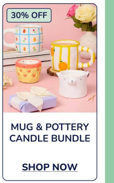 Mug & Pottery Candle Bundle 1