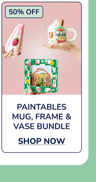 Paintables Mug, Frame & Vase Bundle