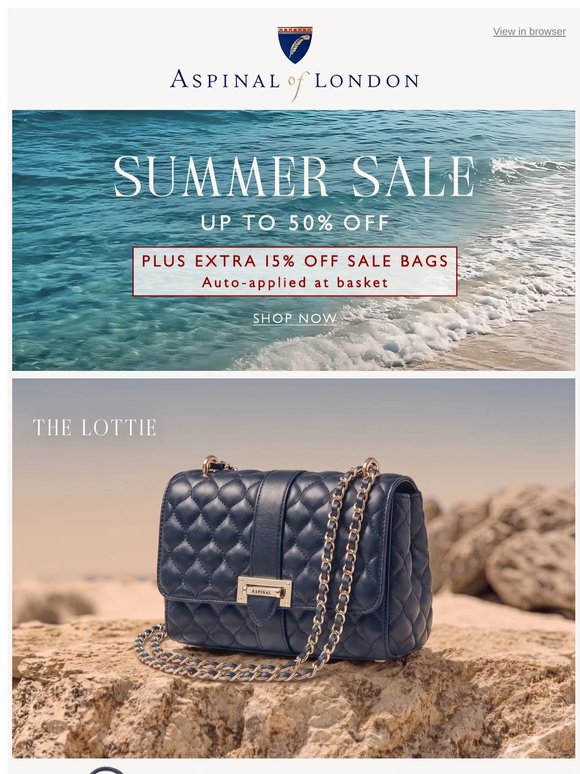 Extra 15% Off Beautiful Sale Bags