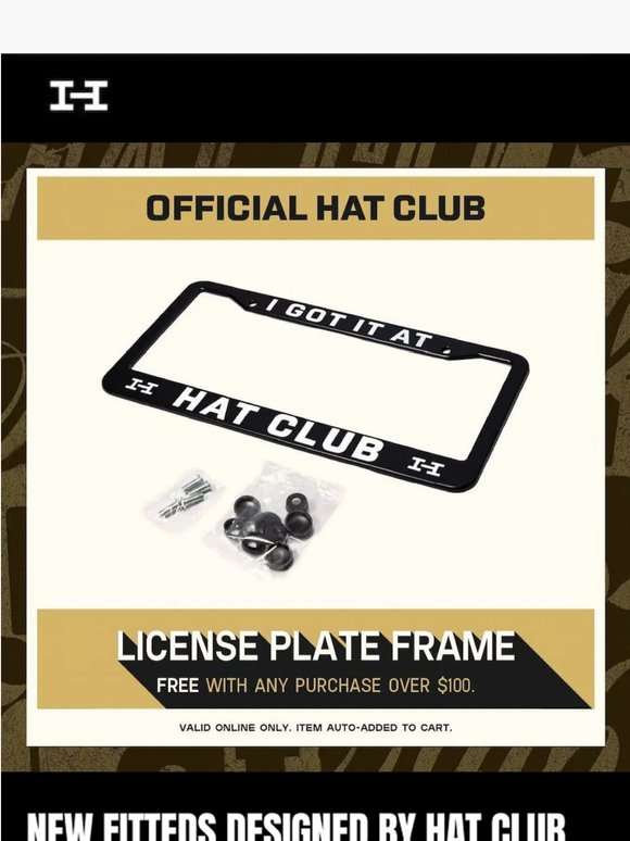 🔥 Fresh Custom Fitteds & FREE License Plate Frame! 🚗