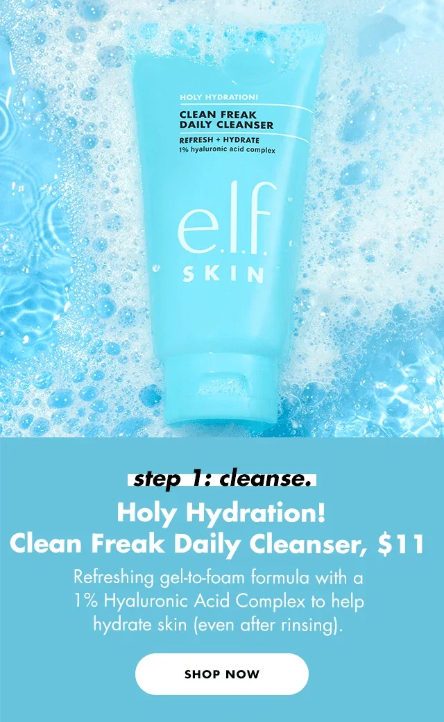 Holy Hydration! Clean Freak Daily Cleanser
