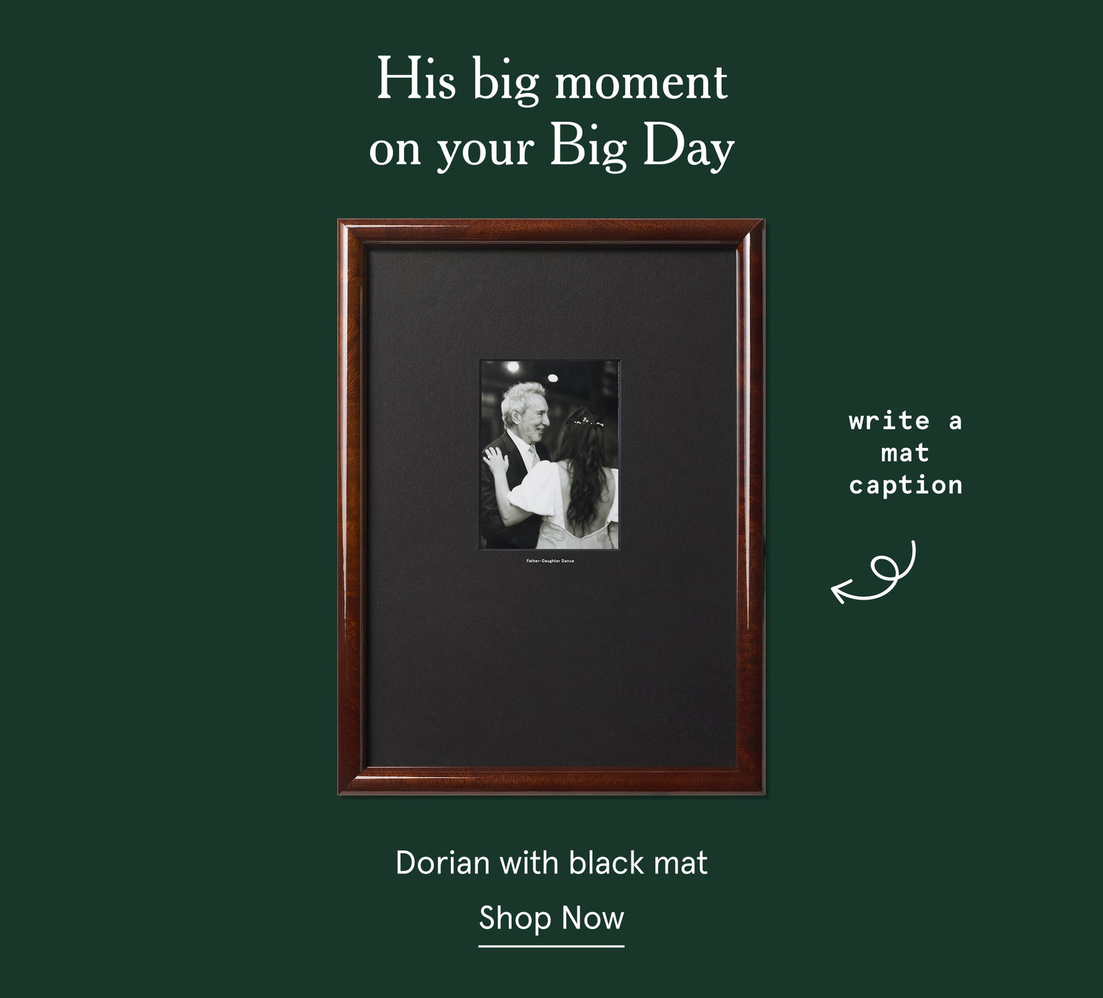 His big moment on your Big Day