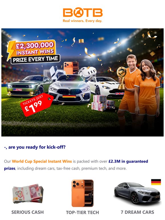 🏆 Score a guaranteed prize!