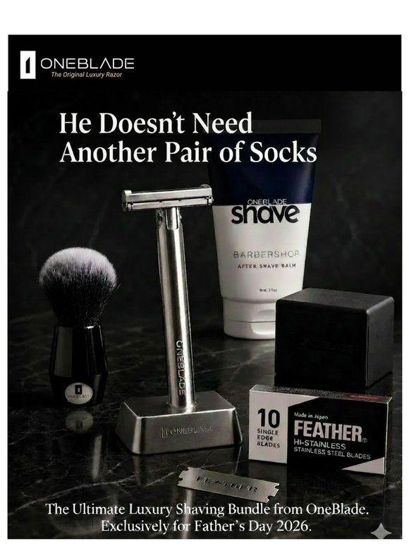 He Doesn't Need Another Pair of Socks