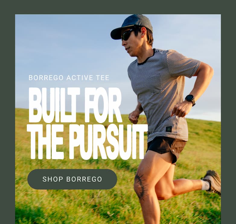 Borrego Active Tee - Built For The Pursuit