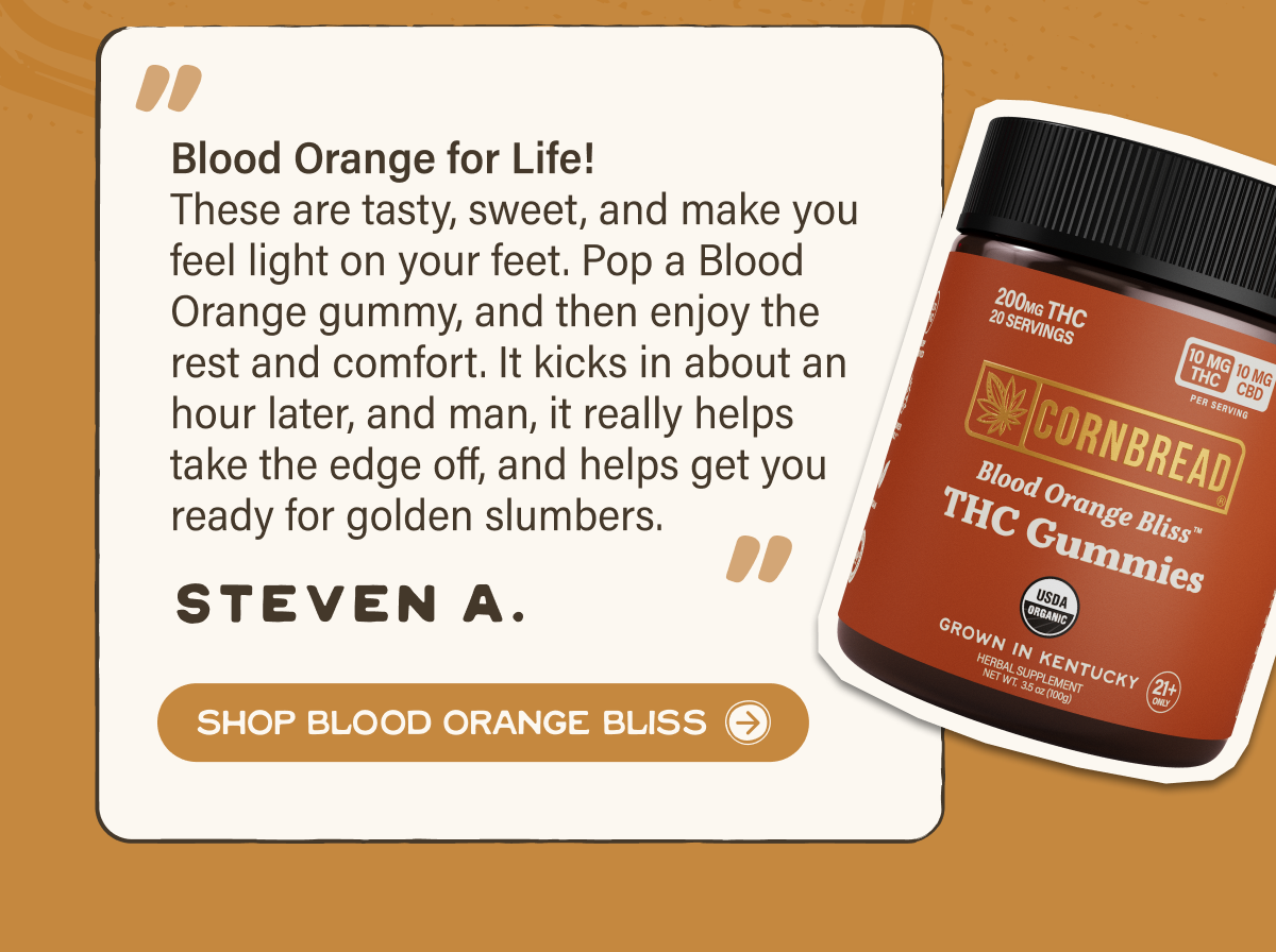 Blood Orange Bliss THC Gummies