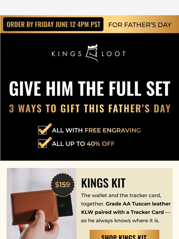 The Father's Day gift set he actually wants