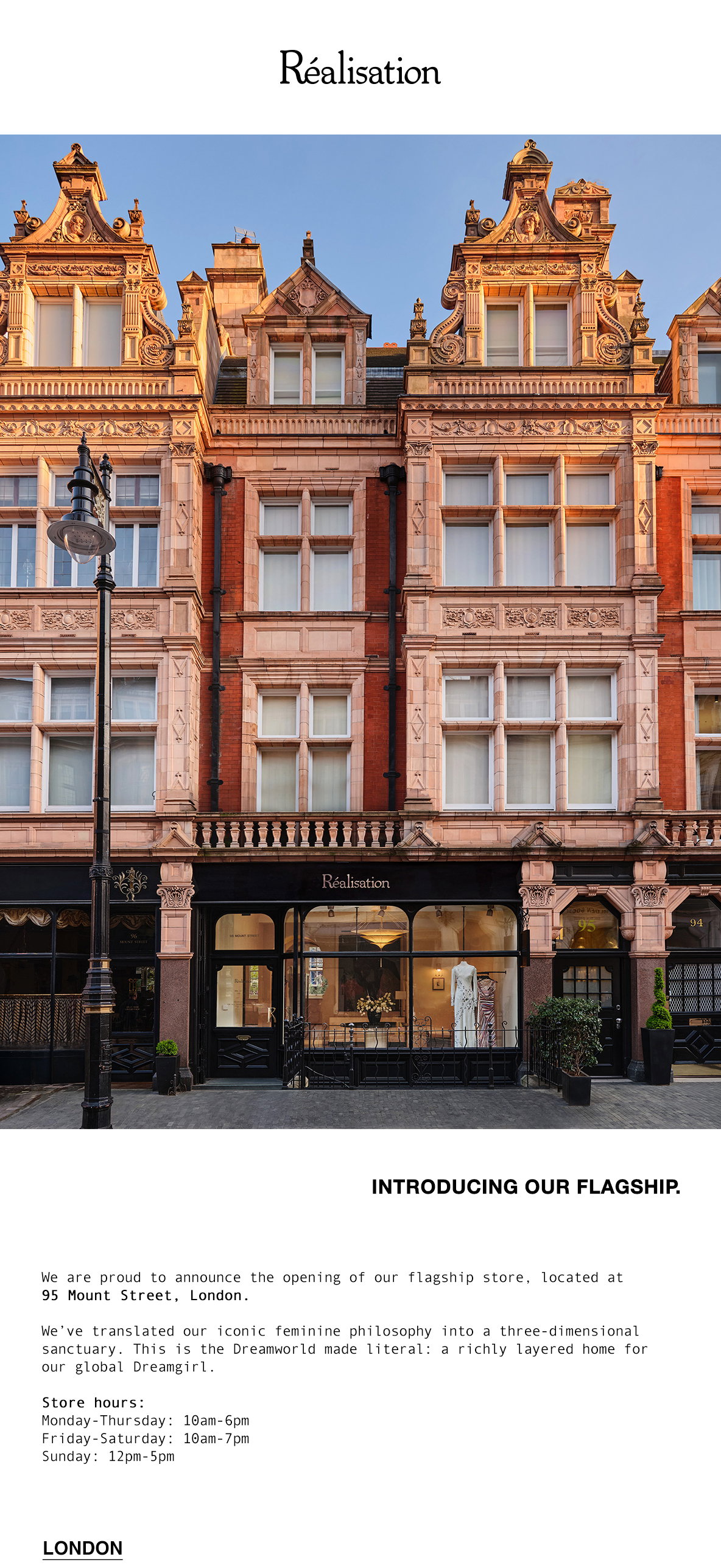 95 MOUNT STREET, LONDON