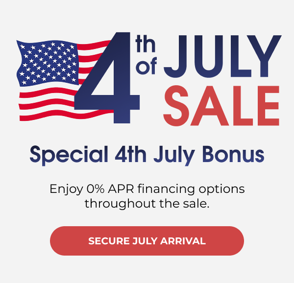 Enjoy the Sale with 0% APR financing options
