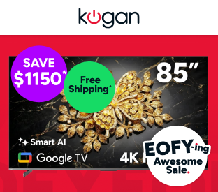 Kogan 85" Mini-LED QLED Pro 4K 144Hz Smart AI Google TV Product Image