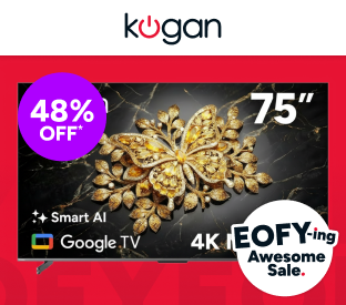 Kogan 75" Mini-LED QLED Pro 4K 144Hz Smart AI Google TV Product Image