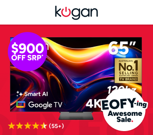 Kogan 65" OLED 4K 120Hz Smart AI Google TV Product Image