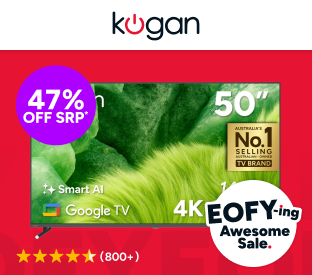 Kogan 50" QLED 4K 144Hz Smart AI Google TV Product Image