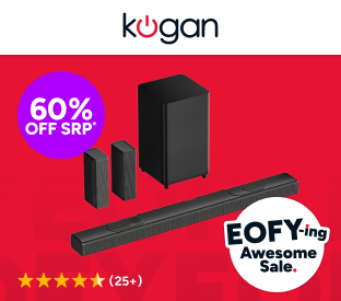 Kogan 9.1.4 Channel Dolby Atmos Soundbar with Wireless Subwoofer & Rear Speakers Product Image